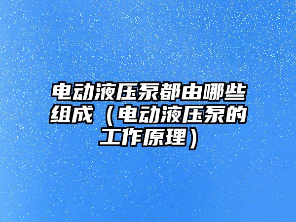 電動液壓泵都由哪些組成（電動液壓泵的工作原理）