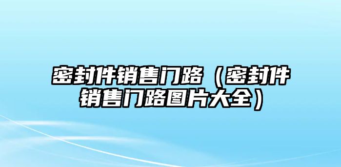 密封件銷售門路（密封件銷售門路圖片大全）