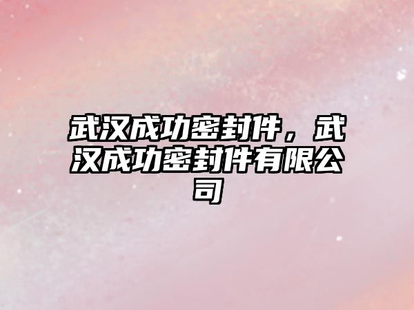 武漢成功密封件，武漢成功密封件有限公司