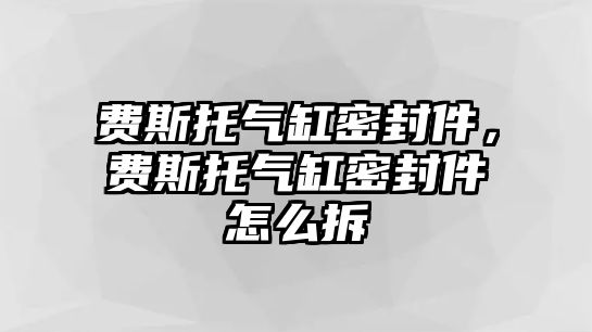 費(fèi)斯托氣缸密封件，費(fèi)斯托氣缸密封件怎么拆