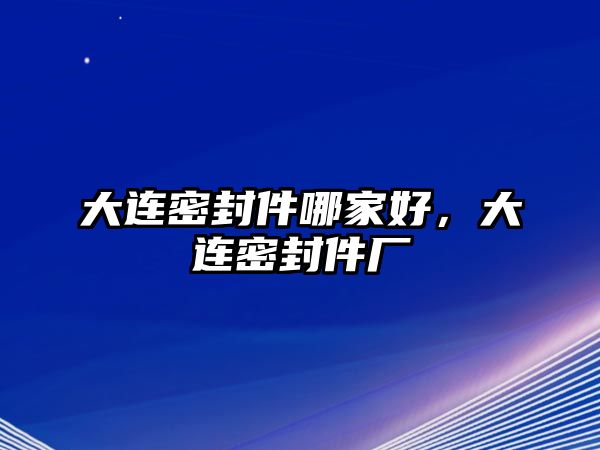 大連密封件哪家好，大連密封件廠