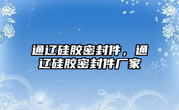 通遼硅膠密封件，通遼硅膠密封件廠家