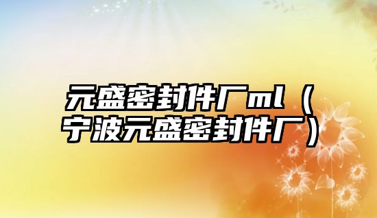 元盛密封件廠ml（寧波元盛密封件廠）